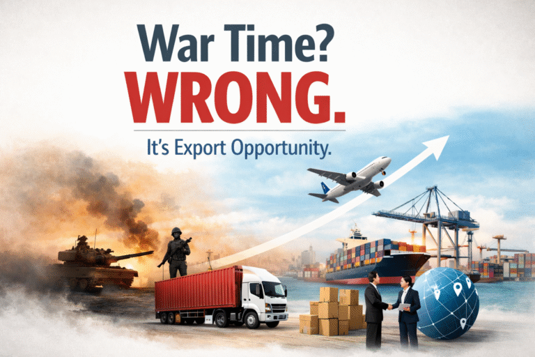 War Time Wrong — It’s Export Opportunity